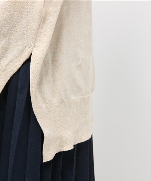 LBC(エルビーシー)の「12G ECNS ロングカーディガン (カーディガン/ボレロ・レディース・ライトグレー/グリーン/ブラック/イエロー・MEDIUM/LARGE)」の10枚目の写真