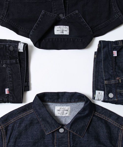 coen(コーエン)の「コーン・デニムスリム16FW(デニムパンツ・メンズ・ネイビー/ブラック・LARGE/X-LARGE/SMALL/MEDIUM)」の22枚目の写真