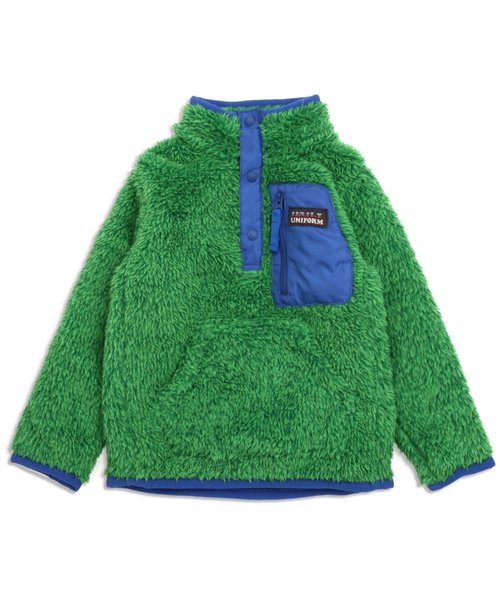 BREEZE（ブリーズ）の「ボアフリースプルオーバー（スウェット・キッズ・イエロー/チャコール/レッド/ブルー/グリーン/キナリ・130/140/100/120/80/90/110/95）」の11枚目の写真