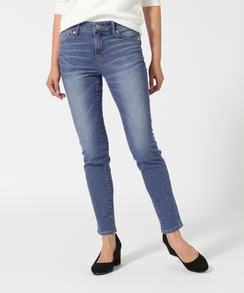 GLOBAL WORK（グローバルワーク）の「【本格デニム】DENIMスキニーパンツ/734214（デニムパンツ・レディース・ブルー/グレー/ブラック/ネイビー・MEDIUM/SMALL/LARGE/X-LARGE）」の4枚目の写真