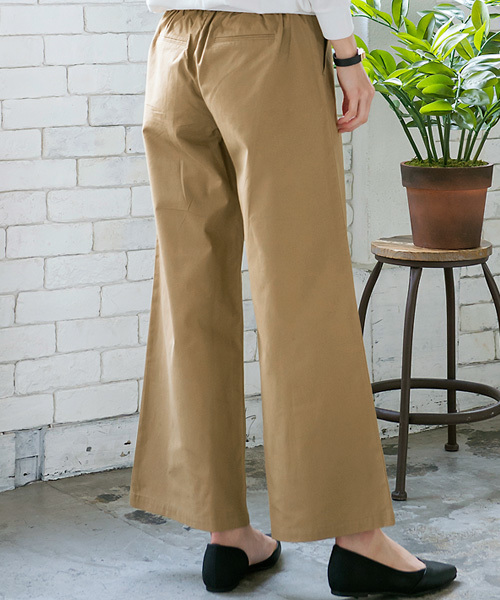 Pierrot（ピエロ）の「ベルト付き ワイドパンツ（その他パンツ・レディース・ベージュ/ブラック/カーキ・L/M）」の4枚目の写真