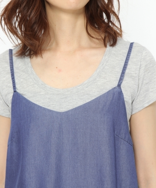 LAKOLE(ラコレ)の「テンセルデニムレイヤーキャミソール / LAKOLE(キャミソール・レディース・ロイヤルブルー・MEDIUM/SMALL/LARGE)」の11枚目の写真