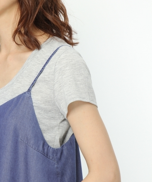 LAKOLE(ラコレ)の「テンセルデニムレイヤーキャミソール / LAKOLE(キャミソール・レディース・ロイヤルブルー・MEDIUM/SMALL/LARGE)」の2枚目の写真