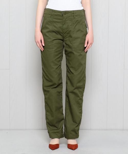 BEAUTY&YOUTH UNITED ARROWS（ビューティーアンドユースユナイテッドアローズ）の「＜FWK Engineered Garments＞FATIGUE 7OZ TWILL PANTS/ﾊﾟﾝﾂ.：（その他パンツ・レディース・オリーブ・1/2）」の9枚目の写真