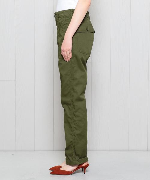 BEAUTY&YOUTH UNITED ARROWS（ビューティーアンドユースユナイテッドアローズ）の「＜FWK Engineered Garments＞FATIGUE 7OZ TWILL PANTS/ﾊﾟﾝﾂ.：（その他パンツ・レディース・オリーブ・1/2）」の10枚目の写真