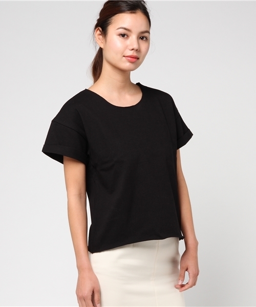 SLY（スライ）の「BOX LOOSE T/SH（Tシャツ/カットソー・レディース・ホワイト/ブラック/トップグレー・FREE）」の12枚目の写真