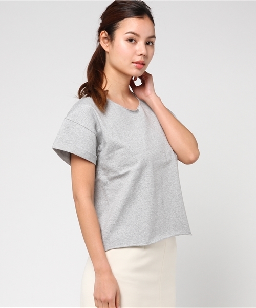 SLY（スライ）の「BOX LOOSE T/SH（Tシャツ/カットソー・レディース・ホワイト/ブラック/トップグレー・FREE）」の13枚目の写真