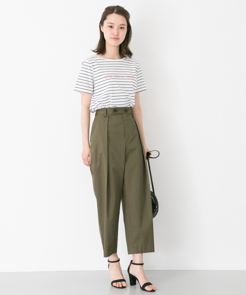 URBAN RESEARCH（アーバンリサーチ）の「【TRILL掲載】UR チノタックラインパンツ（チノパンツ・レディース・カーキ/ベージュ・36/38）」の8枚目の写真