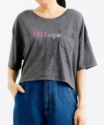 ポケ付ロゴTシャツ
