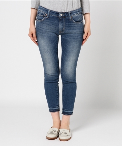 Denim & Supply Ralph Lauren(デニムアンドサプライラルフローレン)の「D&S Morgan クロップ スキニージーンズ(デニムパンツ・レディース・ブルー系9・28/25/26/27/24)」の5枚目の写真