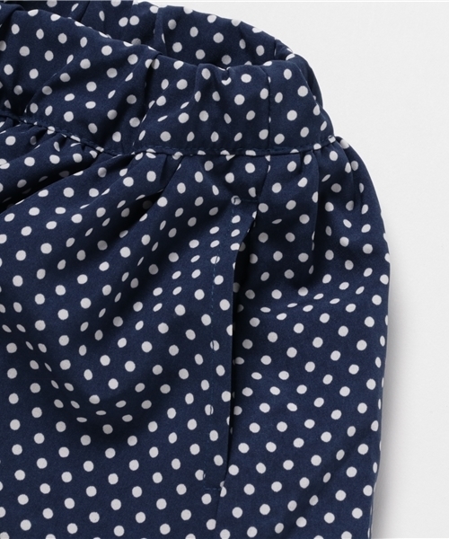 Tappet（タペット）の「[110-130]ロンドットインナーパンツ付きスカート（スカート・キッズ・ネイビー・120cm/130cm/110cm/150cm）」の4枚目の写真