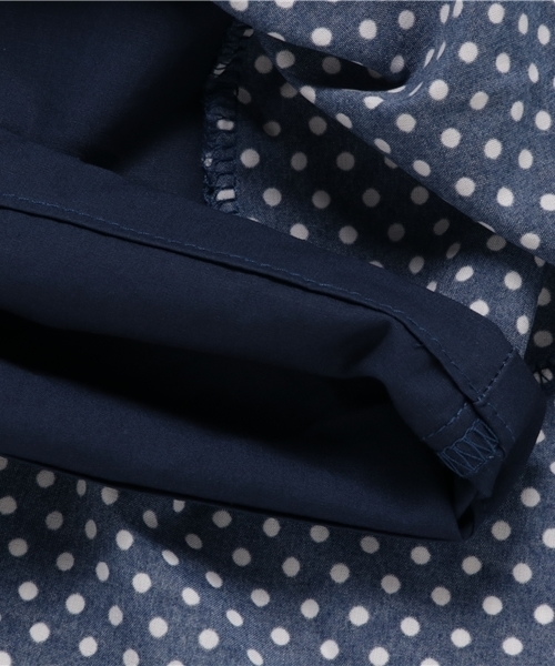 Tappet（タペット）の「[110-130]ロンドットインナーパンツ付きスカート（スカート・キッズ・ネイビー・120cm/130cm/110cm/150cm）」の7枚目の写真