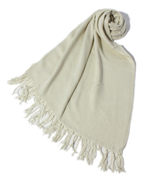 Ray BEAMS | Ray BEAMS / フリンジ付 ストール(マフラー)