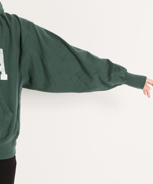 AMERICANA（アメリカーナ）の「AMERICANA BIG HOOD PARKA◆（パーカー・レディース・グリーン・FREE）」の10枚目の写真