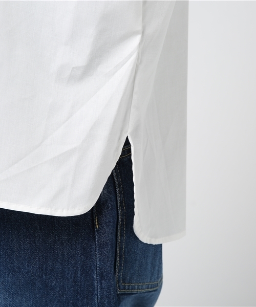 archives（アルシーヴ）の「肩ギャザーシャツ（シャツ/ブラウス・レディース・オフホワイト/ブラック/ベージュ/ホワイト×ブラック・MEDIUM）」の10枚目の写真