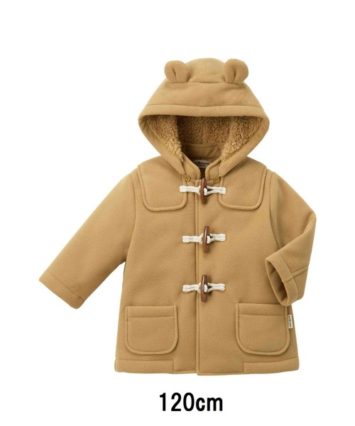 HOT BISCUITS（ホットビスケッツ）の「フリースボンディング ダッフルコート（ダッフルコート・キッズ・ネイビー/レッド/ベージュ・120cm）」の2枚目の写真