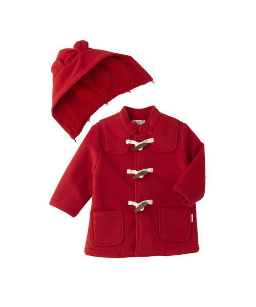 HOT BISCUITS（ホットビスケッツ）の「フリースボンディング ダッフルコート（ダッフルコート・キッズ・ネイビー/レッド/ベージュ・120cm）」の13枚目の写真