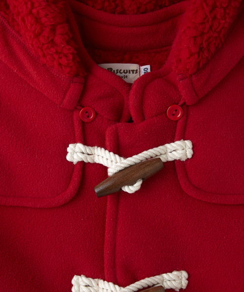 HOT BISCUITS（ホットビスケッツ）の「フリースボンディング ダッフルコート（ダッフルコート・キッズ・ネイビー/レッド/ベージュ・120cm）」の14枚目の写真