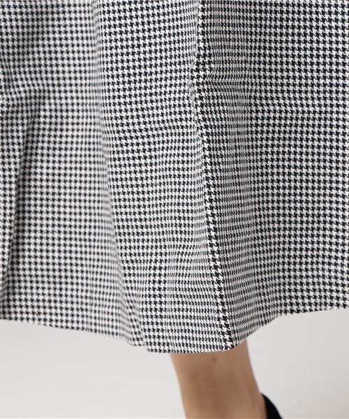 Re:EDIT（リエディ）の「グレンチェック柄ウエストリボンロングフレアスカート（スカート・レディース・ブラック/ブラウン/ブラック系その他/ブラウン系その他・SMALL/LARGE/MEDIUM）」の9枚目の写真