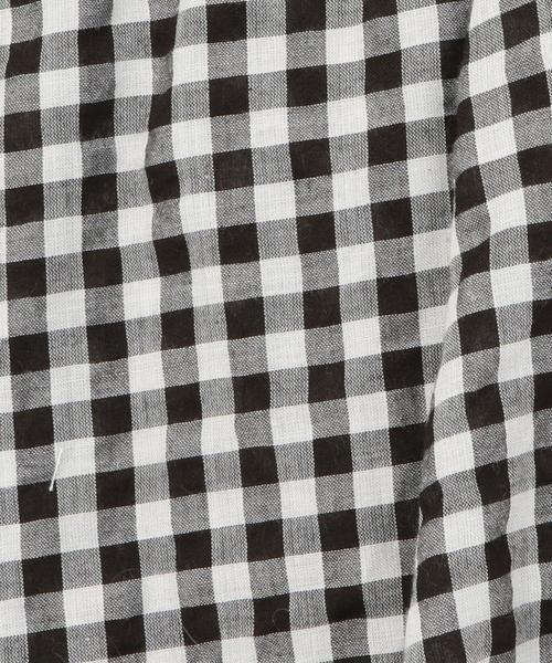 Another Edition（アナザーエディション）の「ギンガムCHKアシンメトリーロングスカート ◆（スカート・レディース・ブラック/レッド・FREE）」の10枚目の写真
