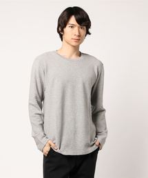 【BS】変形タック天竺カットソー(クルーネック)