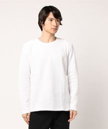 【BS】変形タック天竺カットソー(クルーネック)