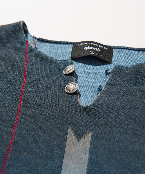 glambグラム Native Henley knit ネイティブヘンリーニット glamb（グラム）の「Native Henley knit / ネイティブヘンリー