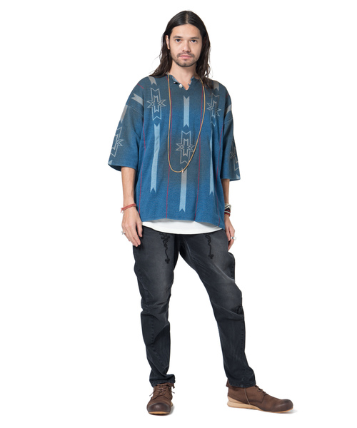 glambグラム Native Henley knit ネイティブヘンリーニット glamb（グラム）の「Native Henley knit / ネイティブヘンリー