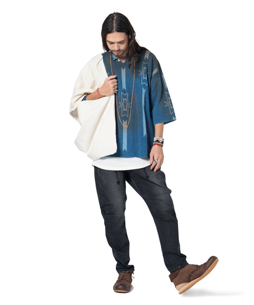 glambグラム Native Henley knit ネイティブヘンリーニット glamb（グラム）の「Native Henley knit / ネイティブヘンリー