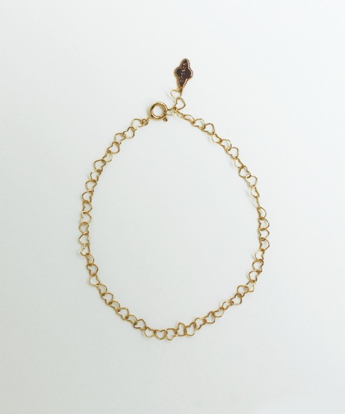 Phoebe(フィービィー)の「<ラストワン>【K10】ジガネブレス(ハート)(ブレスレット・レディース・イエローゴールド・FREE)」の2枚目の写真