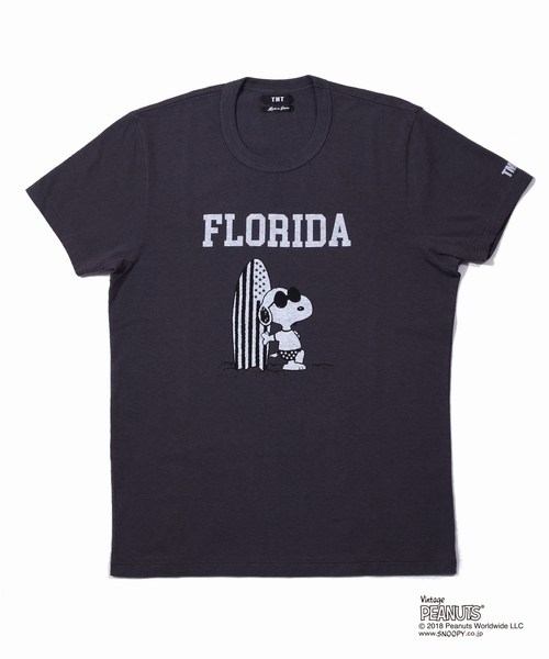 TMT ティーエムティー シャツ XL 未使用品 未使用品TMT 25SS FLORIDA ロゴプリント 5.6oz 半袖Tシャツ サイズXL