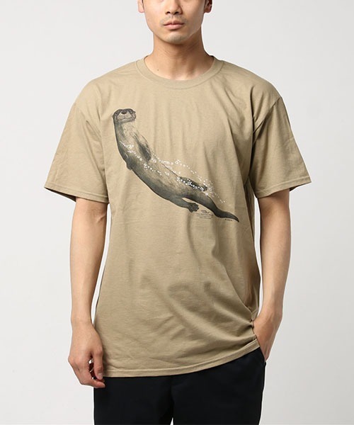TONE SELECT WEAR（トーンセレクトウェア）の「【TONE USA】THE PRINTED IMAGE PRINT TEE (UN)（Tシャツ/カットソー・メンズ・ネイビー/ブラック/サックスブルー/カーキ・LARGE/MEDIUM/SMALL）」の3枚目の写真