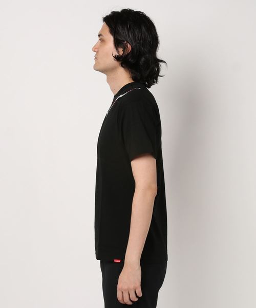 JACKROSE（ジャックローズ）の「フェザーネックレスプリントTシャツ（T