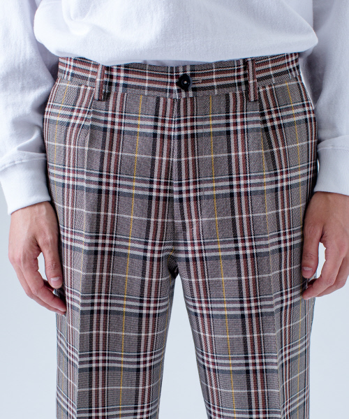 ABAHOUSE(アバハウス)の「【セットアップ対応】ビッグ チェック ワイドパンツ(その他パンツ・メンズ・ブラウン・44/46/48)」の7枚目の写真