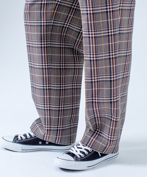 ABAHOUSE(アバハウス)の「【セットアップ対応】ビッグ チェック ワイドパンツ(その他パンツ・メンズ・ブラウン・44/46/48)」の9枚目の写真