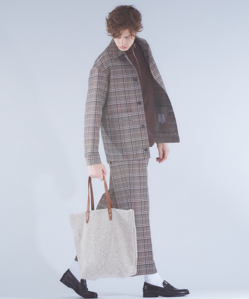 ABAHOUSE(アバハウス)の「【セットアップ対応】ビッグ チェック ワイドパンツ(その他パンツ・メンズ・ブラウン・44/46/48)」の15枚目の写真