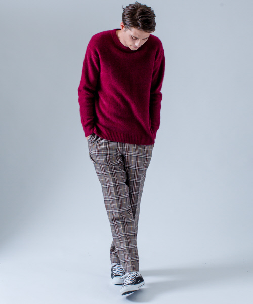 ABAHOUSE(アバハウス)の「【セットアップ対応】ビッグ チェック ワイドパンツ(その他パンツ・メンズ・ブラウン・44/46/48)」の13枚目の写真