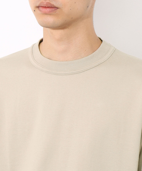 ADAM ET ROPE'(アダムエロペ)の「AW ラグジュアリーコットンロングスリーブT(Tシャツ/カットソー・メンズ・ホワイト/ベージュ/ネイビー・M/L)」の8枚目の写真