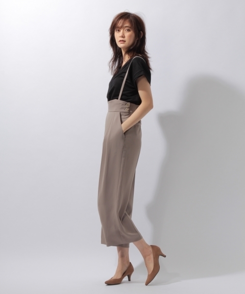 laboratory work（ラボラトリーワーク）の「バックタックユルＶネックプルオーバー（Tシャツ/カットソー・レディース・ホワイト/ブラック/オレンジ・MEDIUM）」の6枚目の写真