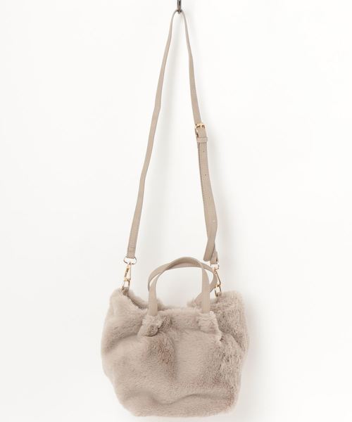 LBC（エルビーシー）の「タックファートート（トートバッグ・レディース・グレー/ブラック/ブラウン・FREE）」の3枚目の写真