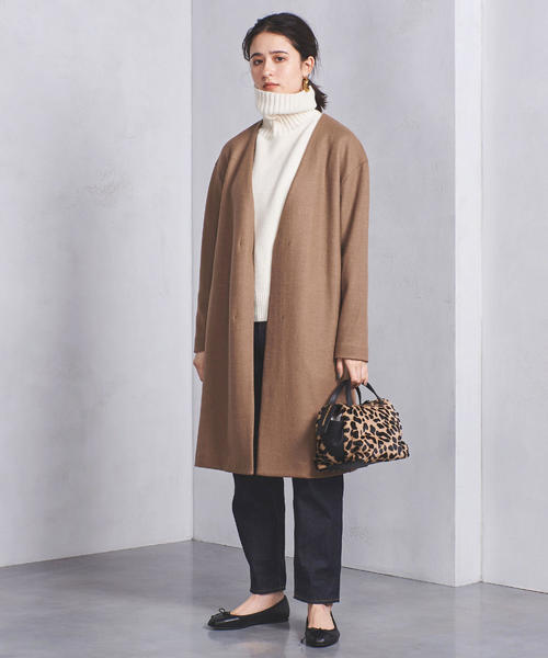 【とり】UNITEDARROWS Vネック ノーカラーコート とり】UNITEDARROWS Vネック ノーカラーコート UNITED ARROWS