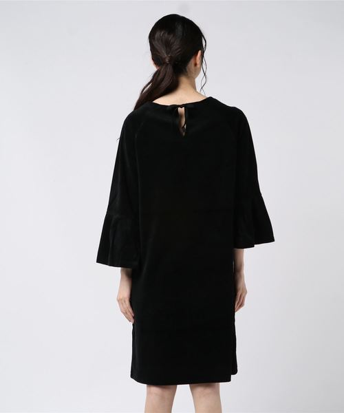 flower（フラワー）の「シャンパンワンピース（ワンピース・レディース・ブラック/ベージュ・FREE）」の4枚目の写真