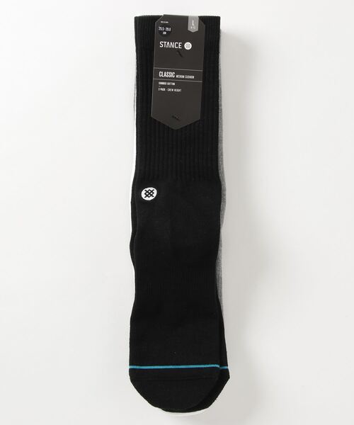 STANCE（スタンス）の「STANCE/スタンス ICON 3PACK（ソックス/靴下・メンズ・ホワイト/ブラック/マルチ/ヘザーグレー/クリーム/ライトブルー/ワイン・FREE）」の11枚目の写真