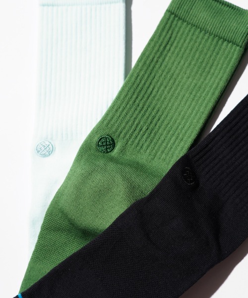 STANCE（スタンス）の「STANCE/スタンス ICON 3PACK（ソックス/靴下・メンズ・ホワイト/ブラック/マルチ/ヘザーグレー/クリーム/ライトブルー/ワイン・FREE）」の21枚目の写真