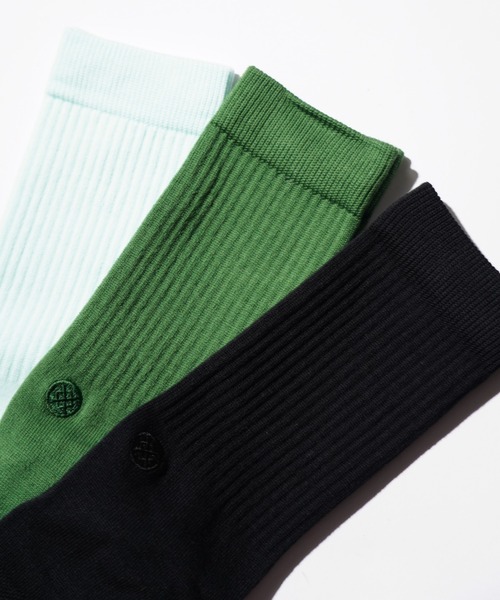 STANCE（スタンス）の「STANCE/スタンス ICON 3PACK（ソックス/靴下・メンズ・ホワイト/ブラック/マルチ/ヘザーグレー/クリーム/ライトブルー/ワイン・FREE）」の22枚目の写真