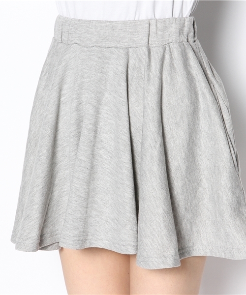 WEGO（ウィゴー）の「WEGO/スウェットフレアスカート（スカート・レディース・ホワイト/ブラック/杢グレー・FREE）」の6枚目の写真