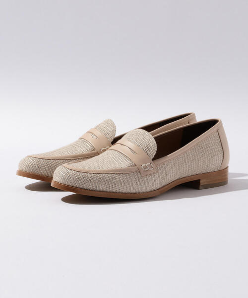 ODETTE E ODILE（オデットエオディール）の「OFCテープラインローファーFLT25↓↑（ローファー・レディース・ネイビー/ベージュ・23.5cm/22.5cm/21.5cm/22cm/23cm/24.5cm/24cm/25cm）」の2枚目の写真