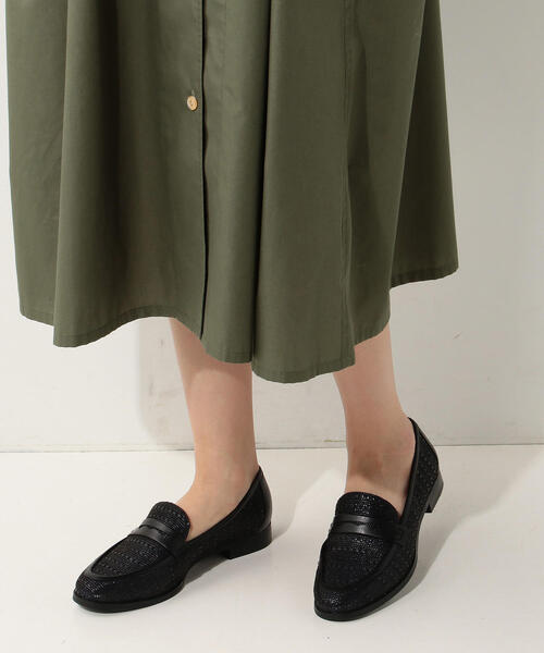 ODETTE E ODILE（オデットエオディール）の「OFCテープラインローファーFLT25↓↑（ローファー・レディース・ネイビー/ベージュ・23.5cm/22.5cm/21.5cm/22cm/23cm/24.5cm/24cm/25cm）」の9枚目の写真