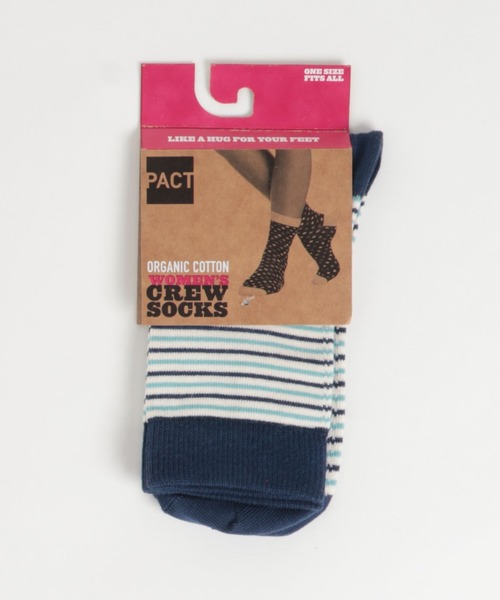 PACT（パクト）の「PACT/パクト Women's Crew Socks　レディース・オーガニックコットン・ソックス（ソックス/靴下・レディース・その他1/その他2/その他3/その他4/その他5/その他6・ONE SIZE）」の2枚目の写真