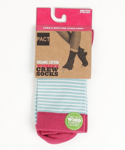 PACT（パクト）の「PACT/パクト Women's Crew Socks　レディース・オーガニックコットン・ソックス（ソックス/靴下・レディース・その他1/その他2/その他3/その他4/その他5/その他6・ONE SIZE）」の5枚目の写真